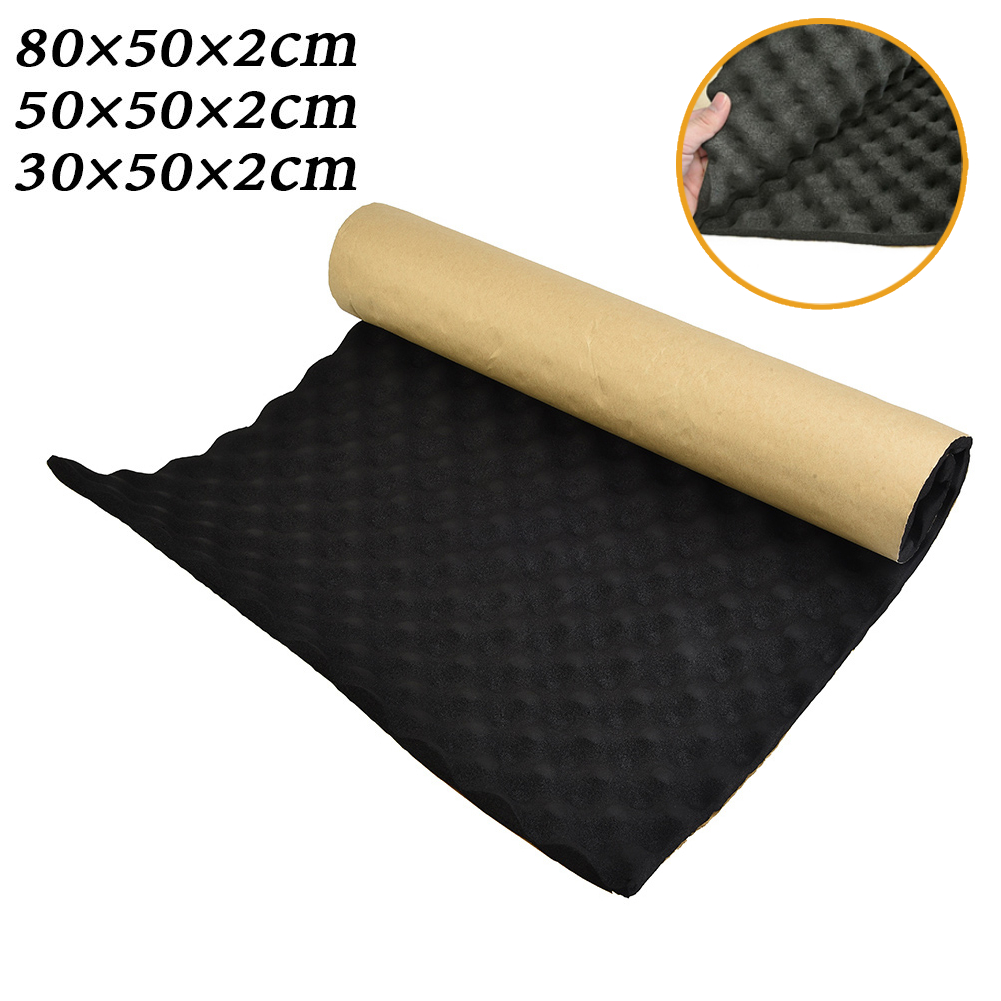 Foam Dampener Sheet - 80/50/30cm Sound Deadener Thick 2cm Noise