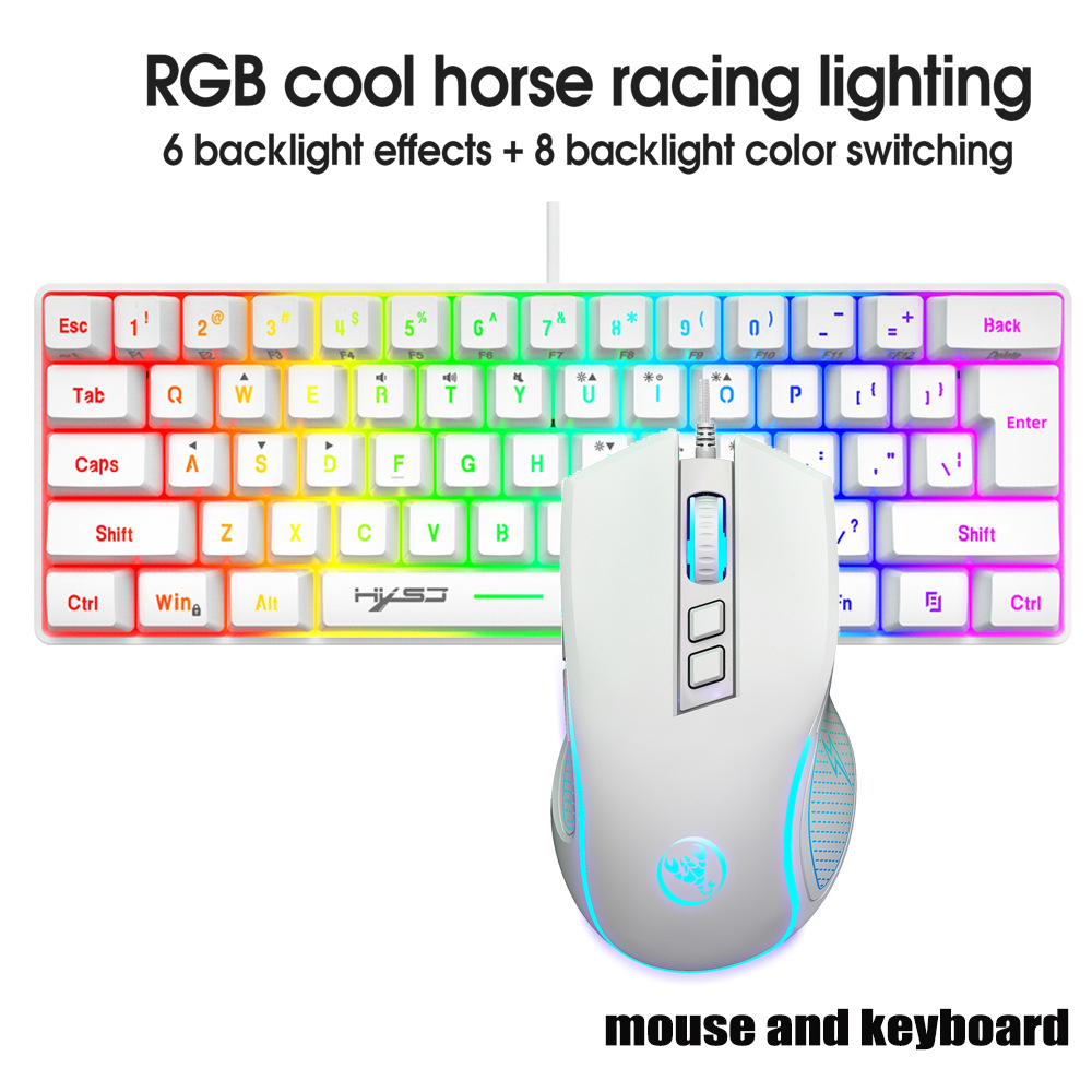 Gaming Keyboard And Mouse Combo - Keyboard and Mouse Teclados Kit Gamer