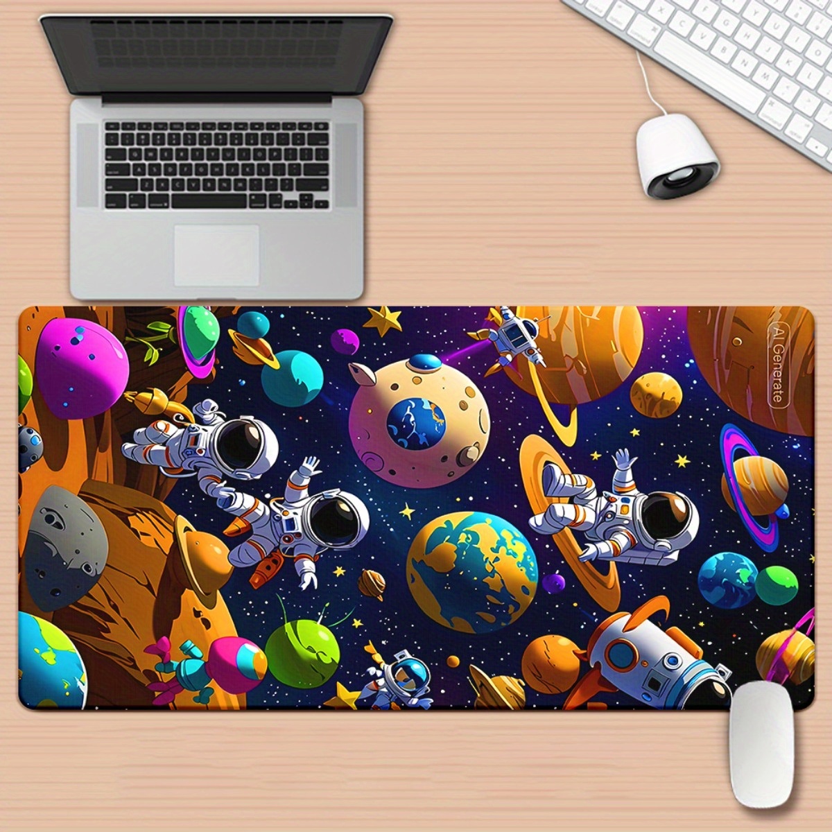Gaming Keyboard Brand - Brand Astronaut HD Printed Iron Art
