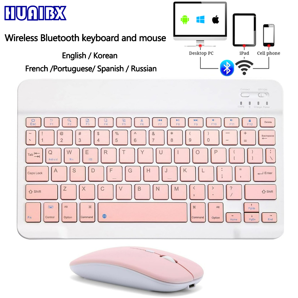 Gaming Keyboard And Mouse Wireless - 10 lnch Wireless Bluetooth Mini Keyboard