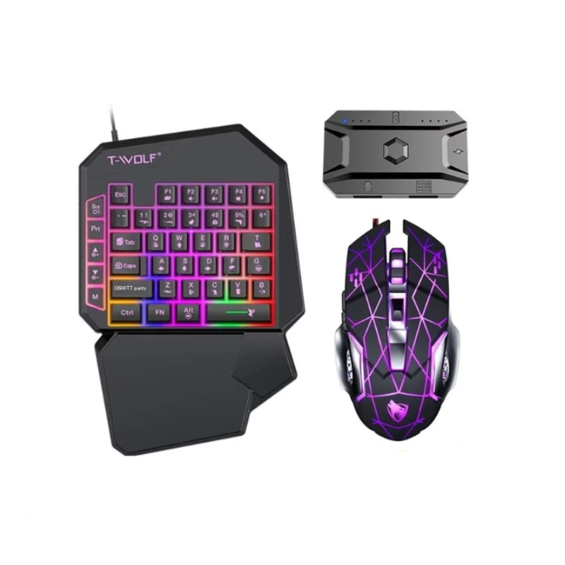 Gaming Keyboard And Mouse For Xbox - T-Wolf Tf950 5 In 1 One