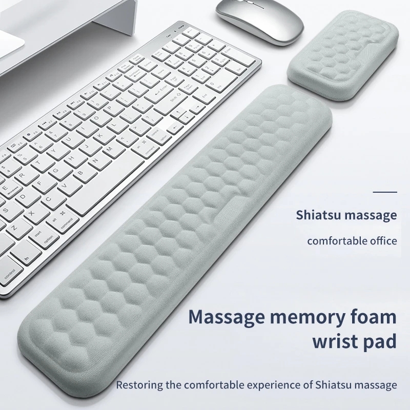 Gaming Keyboard Ergonomic - Ergonomic Memory Foam Gaming Desk Keyboard