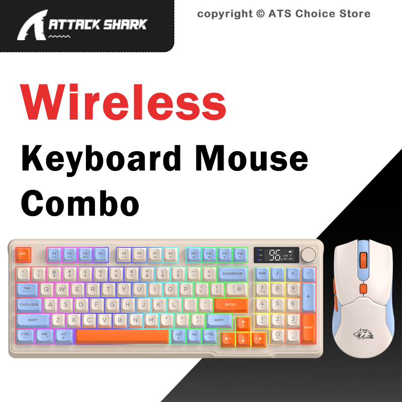 Gaming Keyboard Mouse And Headset Combo - FREEWOLF T96 Wireless Keyboard Mouse Combo,