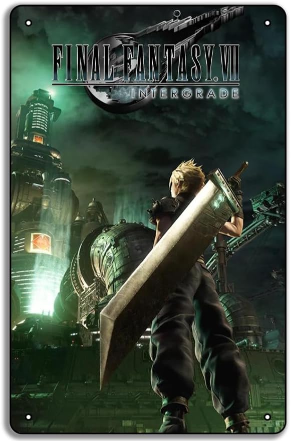 Final Fantasy VII Game Poster  - đánh giá và giá Brass Weight Plate