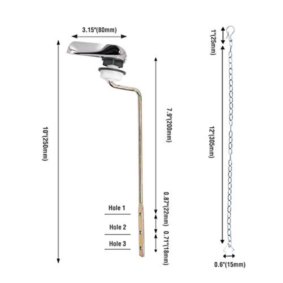 Toilet Handle Replacement Kit, - đánh giá và giá Gasket Mount Kit