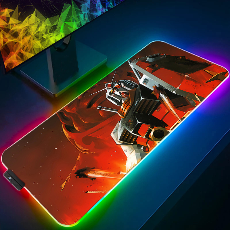 RGB Kawaii Mouse Pad Anime Gab - đánh giá và giá Gaming Keyboard And Mouse Mobile
