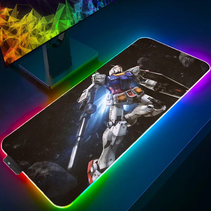 RGB Kawaii Mouse Pad Anime Gab - đánh giá và giá Gaming Keyboard And Mouse Mobile