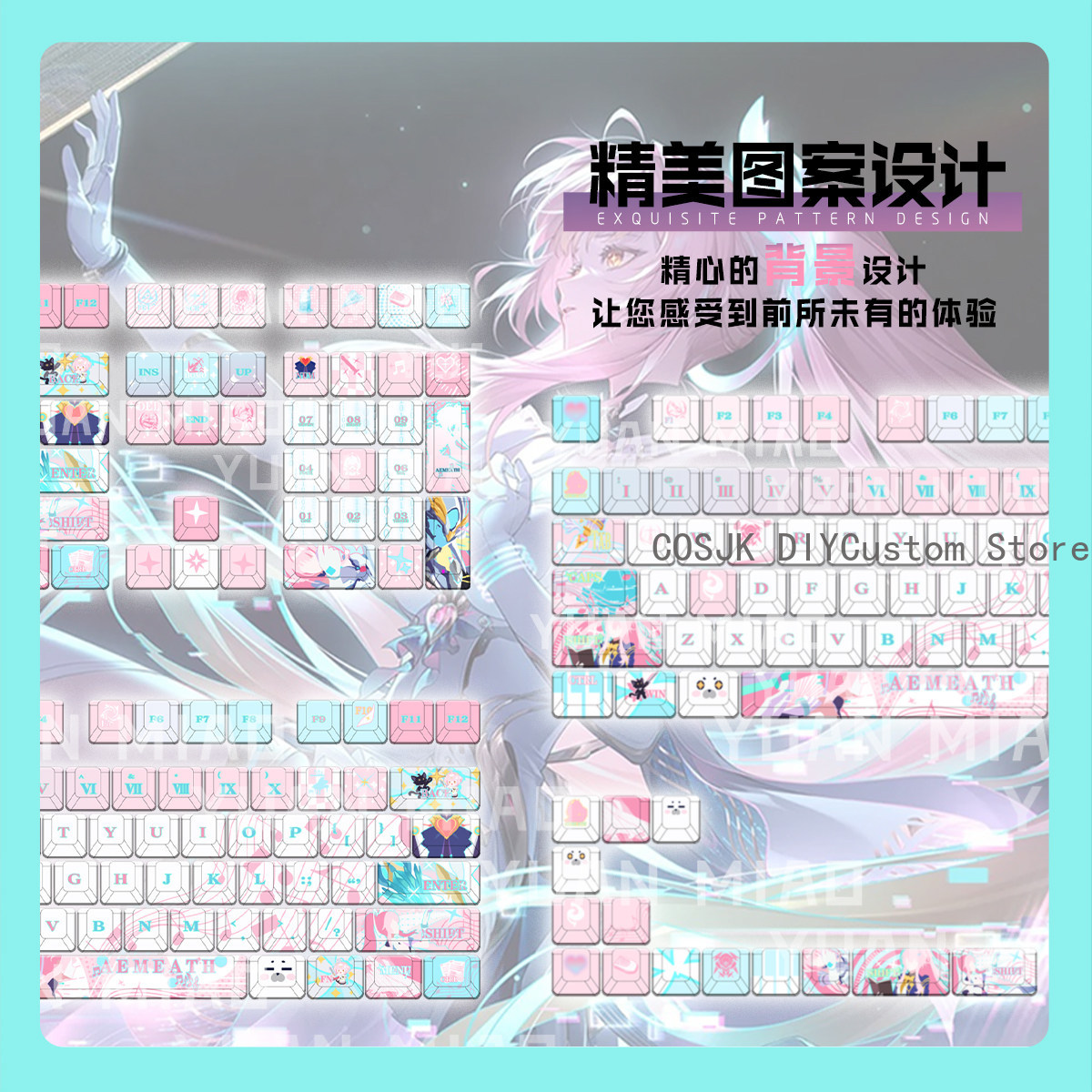 122 Keys Anime Wuthering Waves - đánh giá và giá Gaming Keyboard Top
