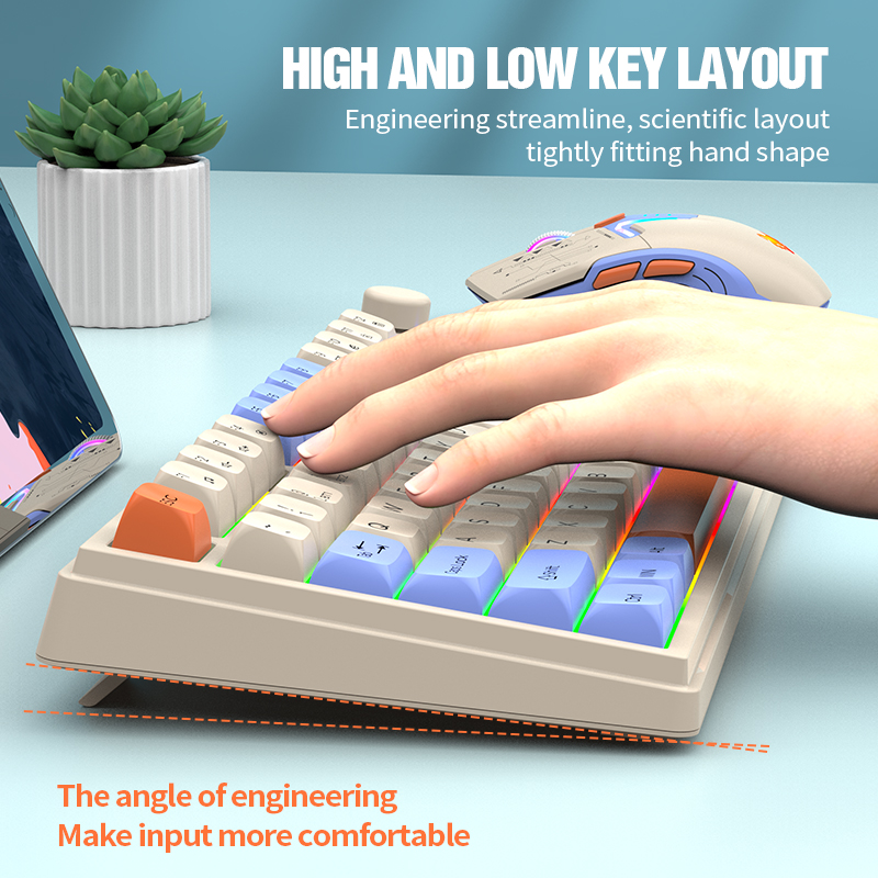Dual-Mode 2.4G Bluetooth Wirel - đánh giá và giá Gaming Keyboard And Mouse Combo