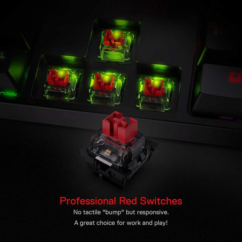 Redragon K582 SURARA RGB LED B - đánh giá và giá Gaming Keyboard Mouse And Headset Combo