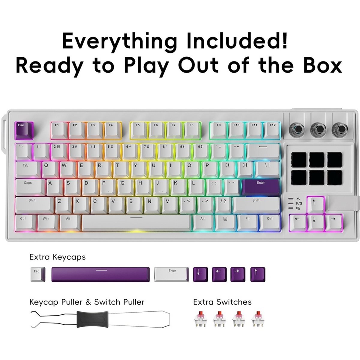 update. K1 PRO Visual Mechanic - đánh giá và giá Gaming Keyboard Ergonomic