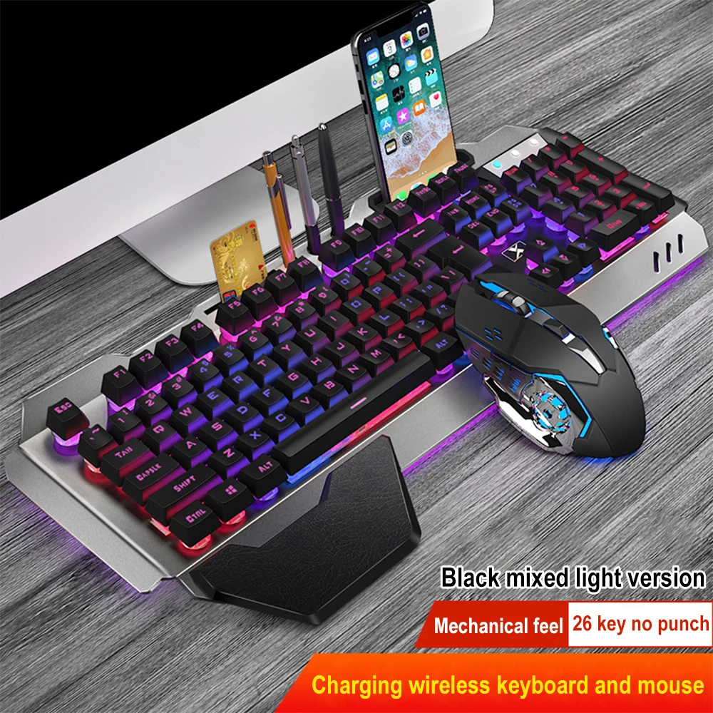 K680 Rechargeable 2.4G wireles - đánh giá và giá Gaming Keyboard Bluetooth