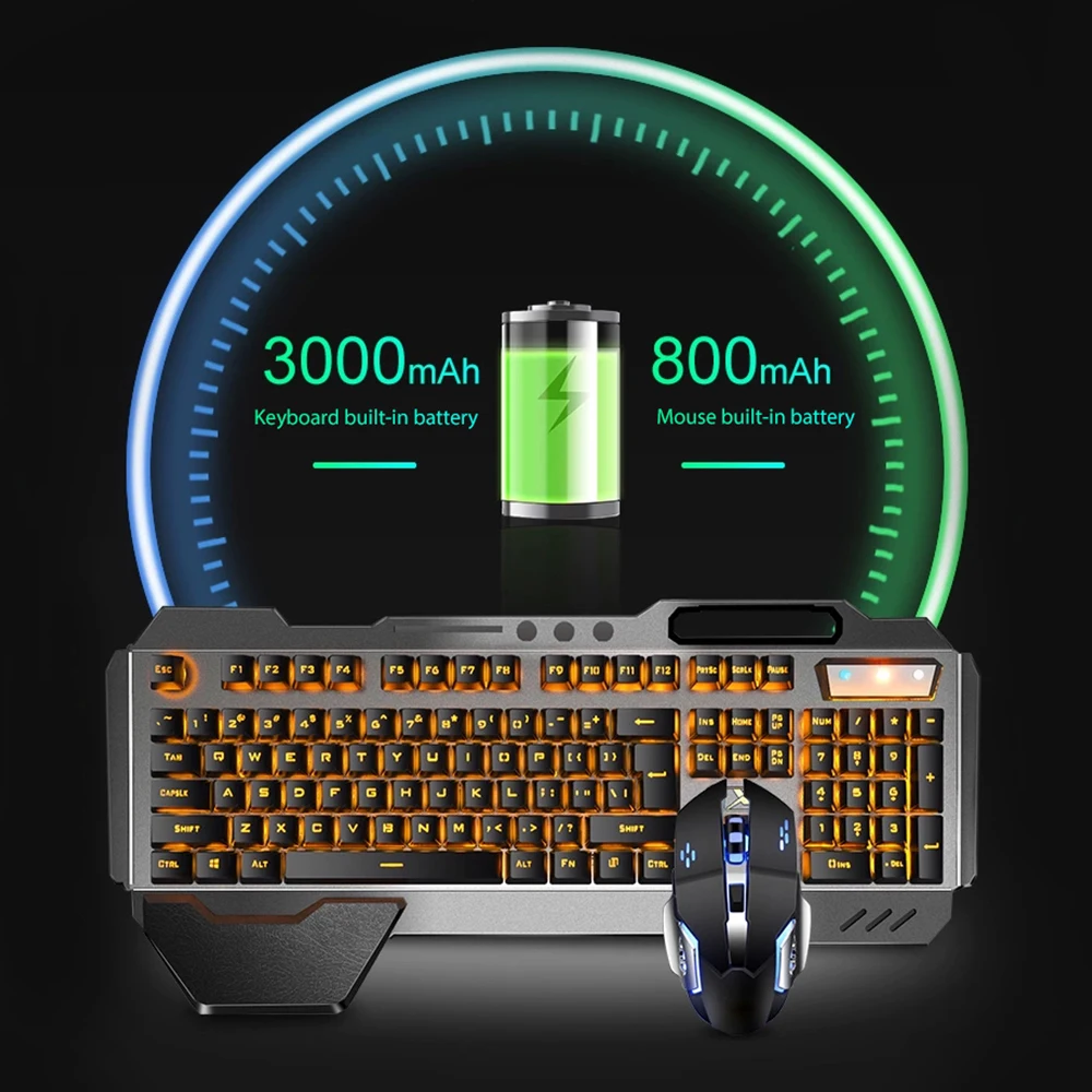 K680 Rechargeable 2.4G wireles - đánh giá và giá Gaming Keyboard Bluetooth