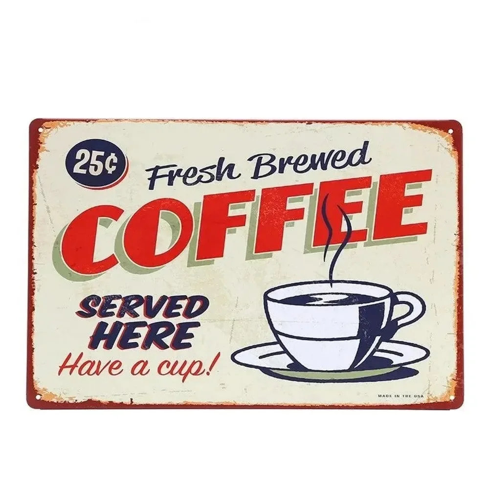 Plaque Metal Signs Drink Coffe - đánh giá và giá Brass Weight Plate