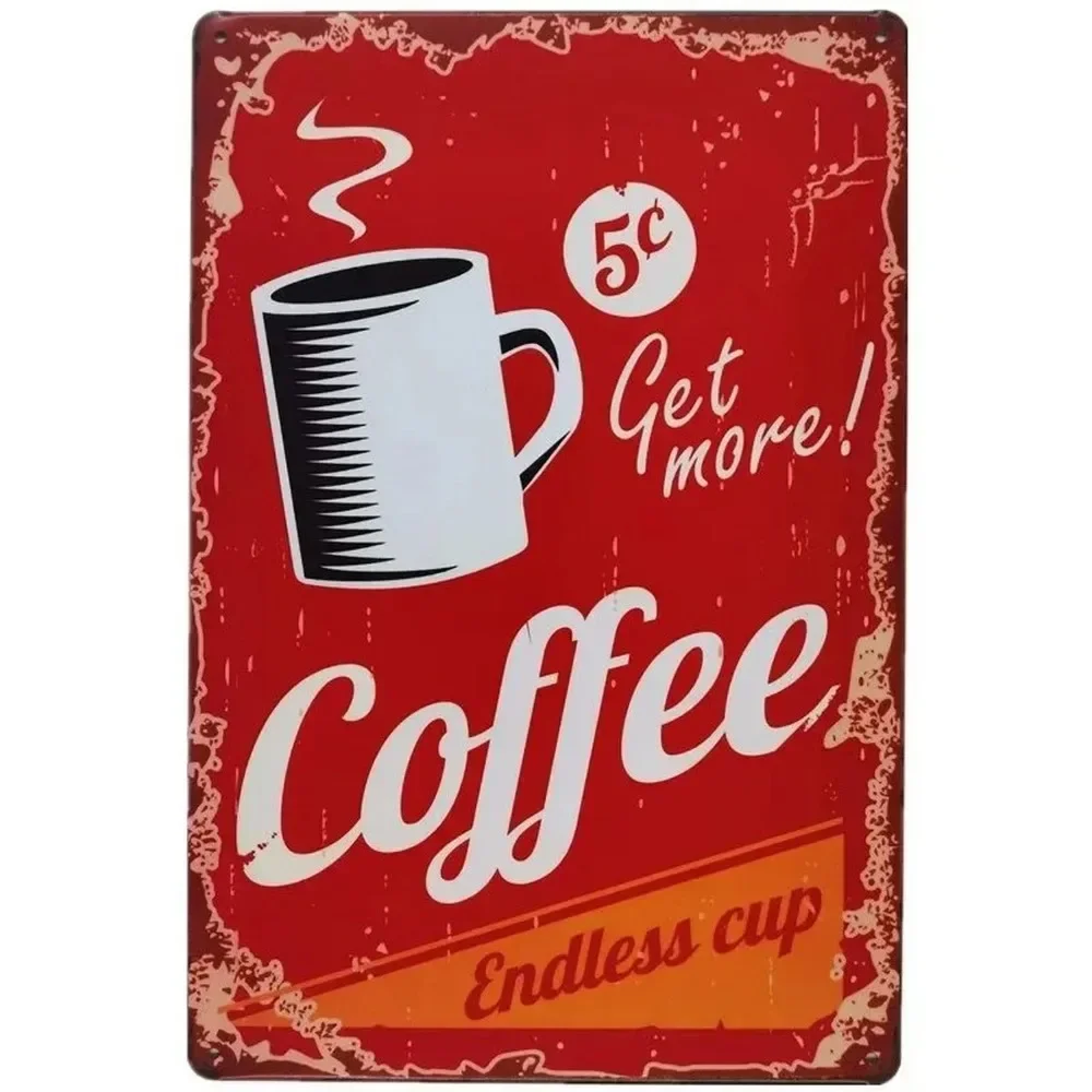 Plaque Metal Signs Drink Coffe - đánh giá và giá Brass Weight Plate