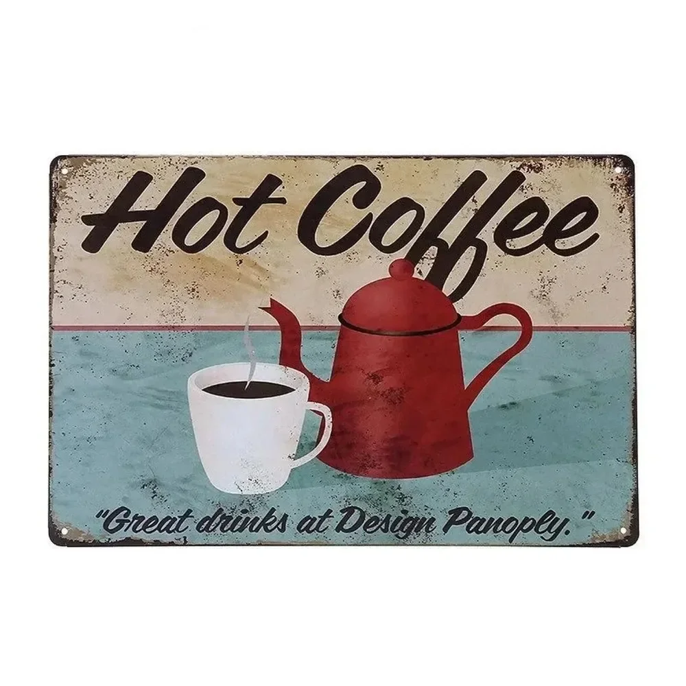 Plaque Metal Signs Drink Coffe - đánh giá và giá Brass Weight Plate