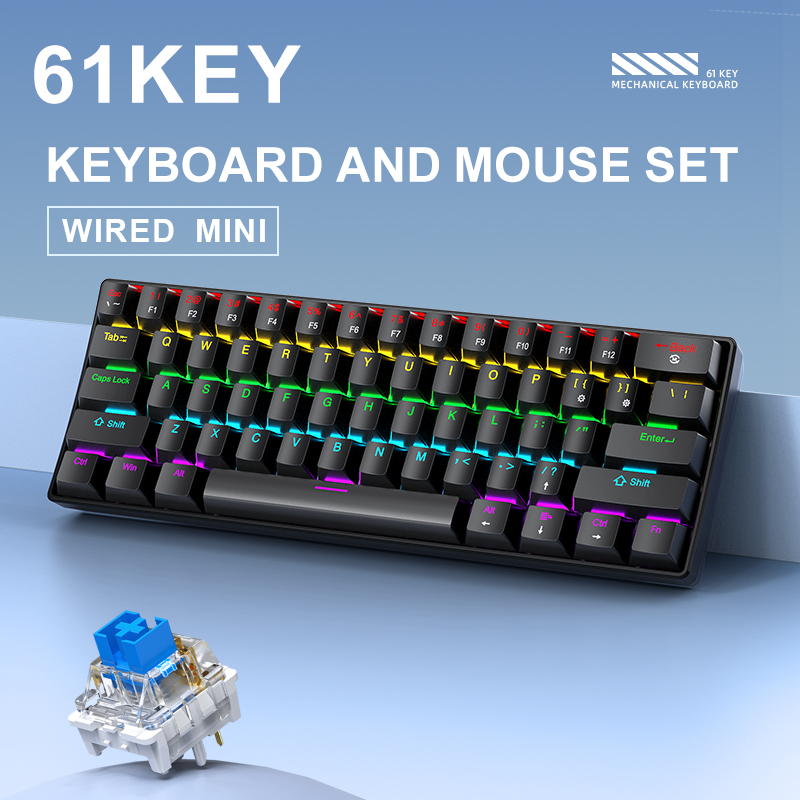 APAYADO K61 Mini Mechanical Ke - đánh giá và giá Gaming Keyboard And Mouse For Xbox