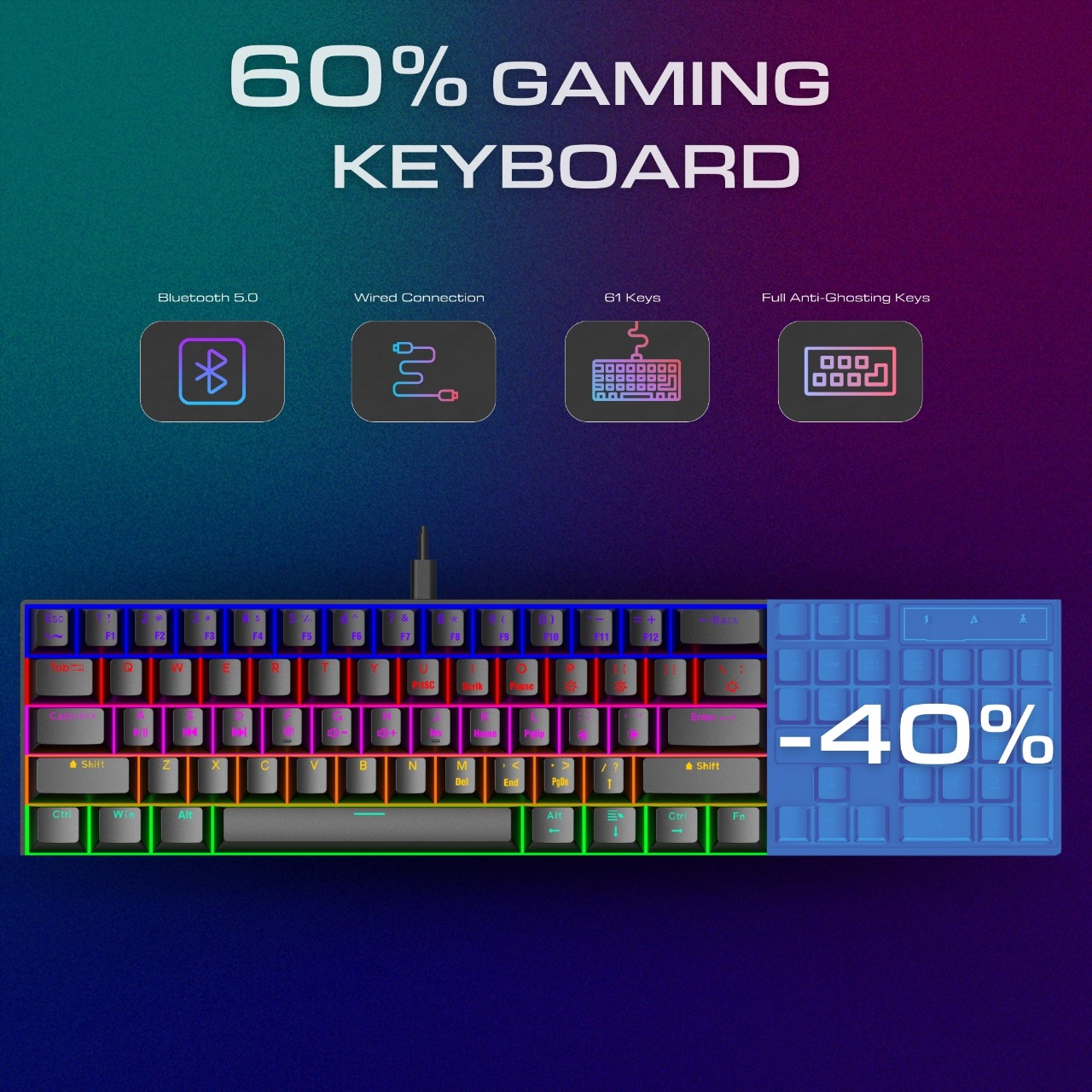 Best Selling 60 Percent Gaming - đánh giá và giá Gaming Keyboard Best