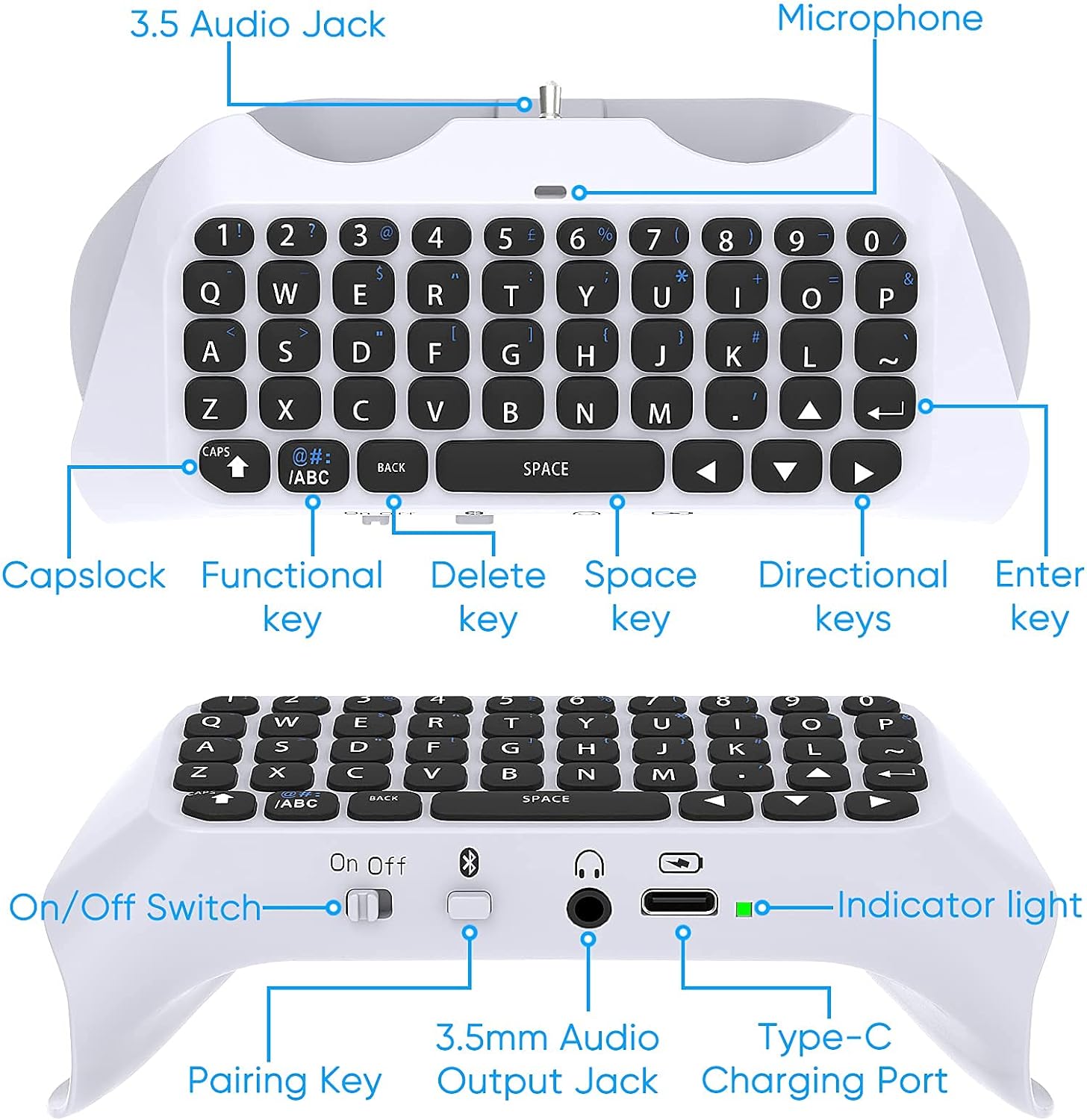 For PS5 Controller, Bluetooth  - đánh giá và giá Gaming Keyboard Bluetooth