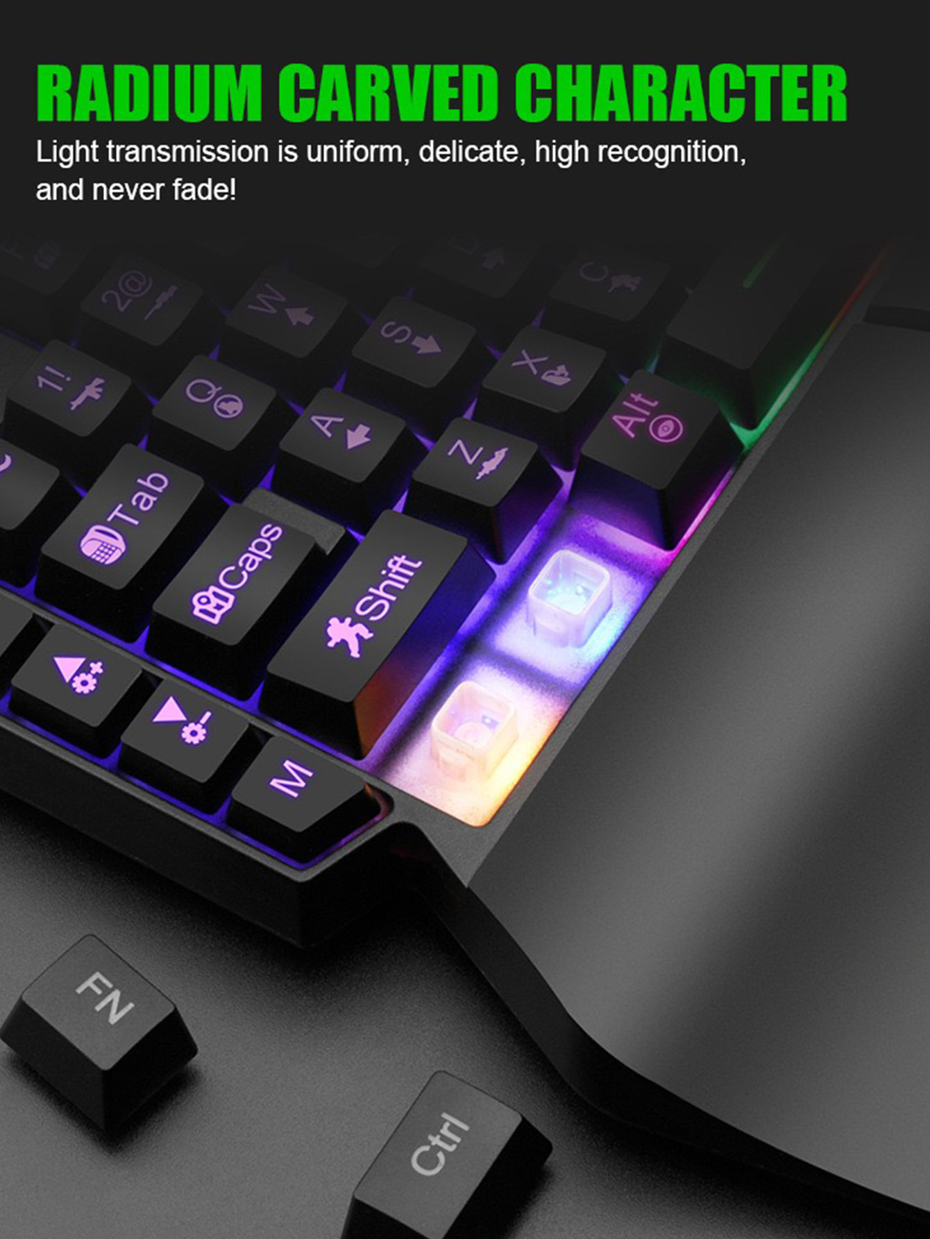 Mechanical one-handed light ga - đánh giá và giá Gaming Keyboard And Mouse For Xbox
