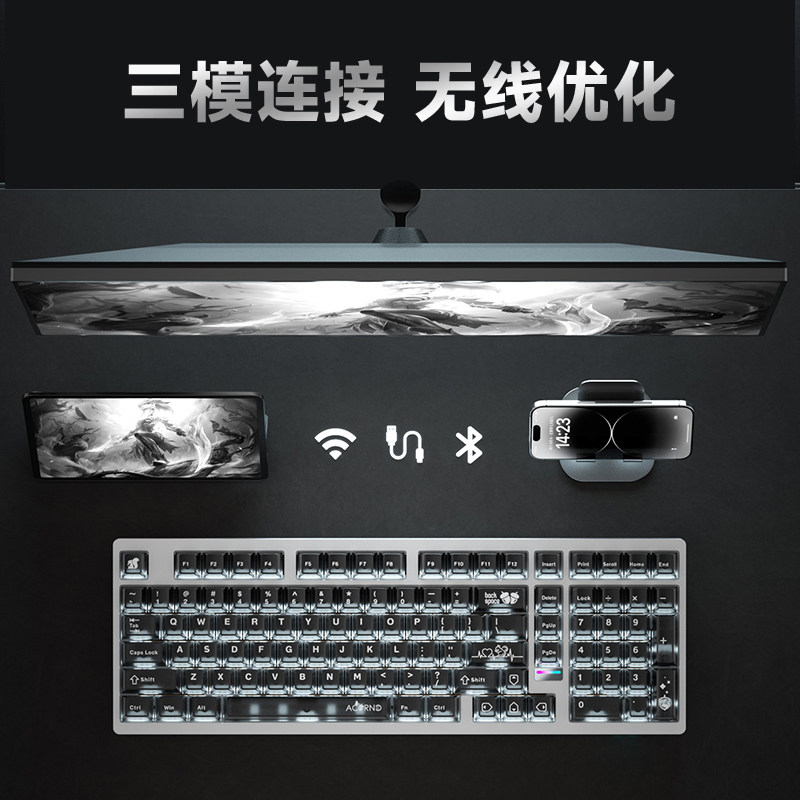 Weika Max102 Aluminum Case Wir - đánh giá và giá Gaming Keyboard Bluetooth