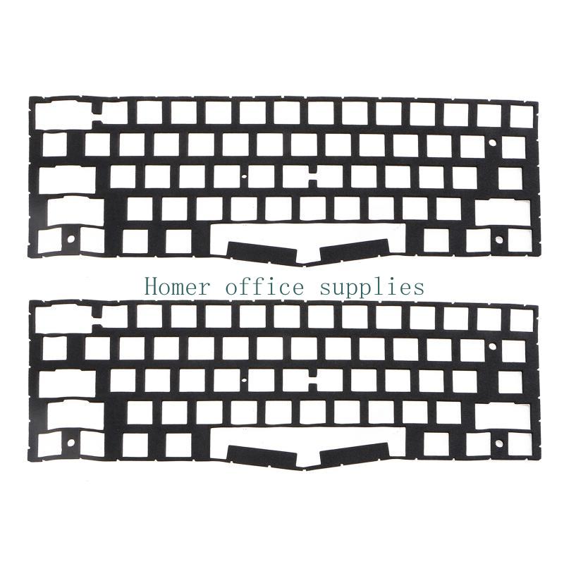 K43B 61-Bố Trí Bàn Phím Cơ Côn - đánh giá và giá Foam Dampener Sheet