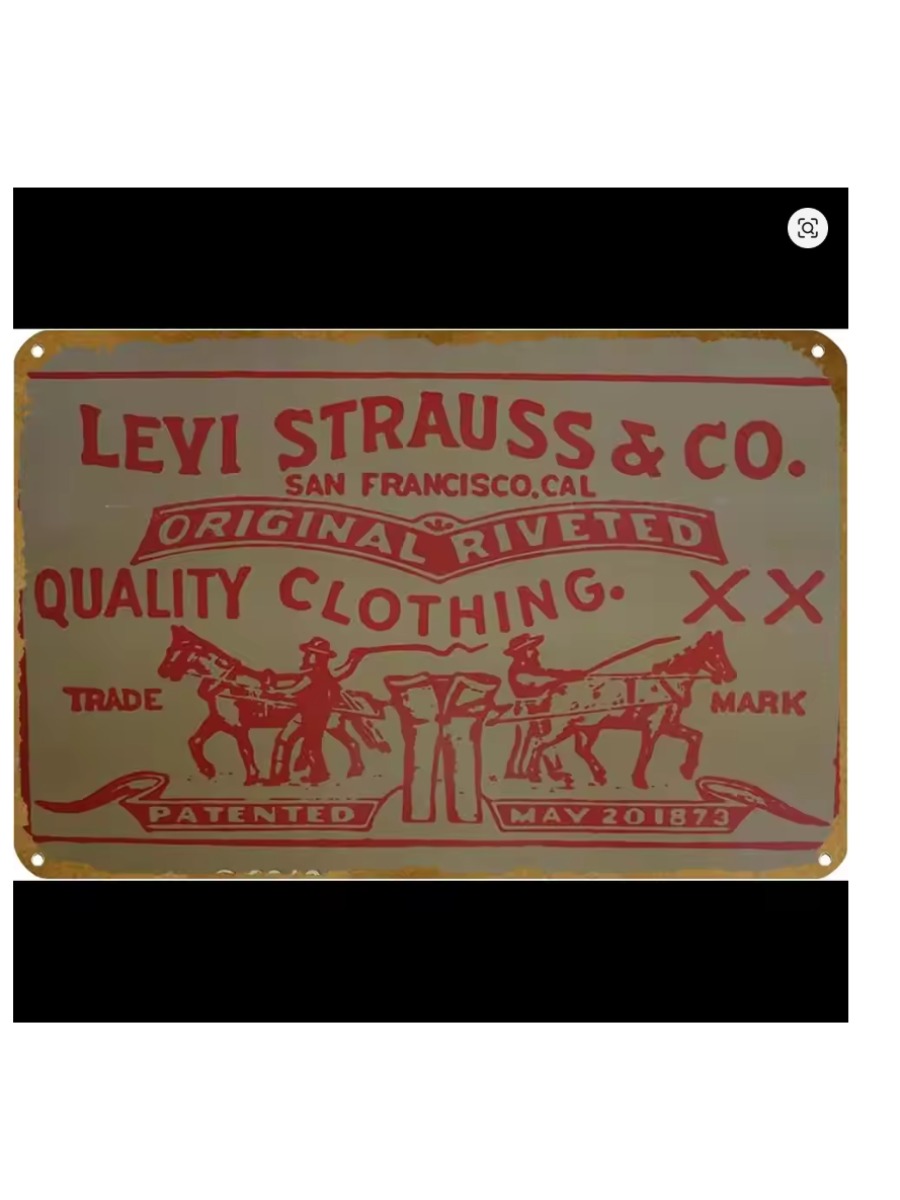 Levi Strauss Co Vintage Metal  - đánh giá và giá Brass Weight Plate