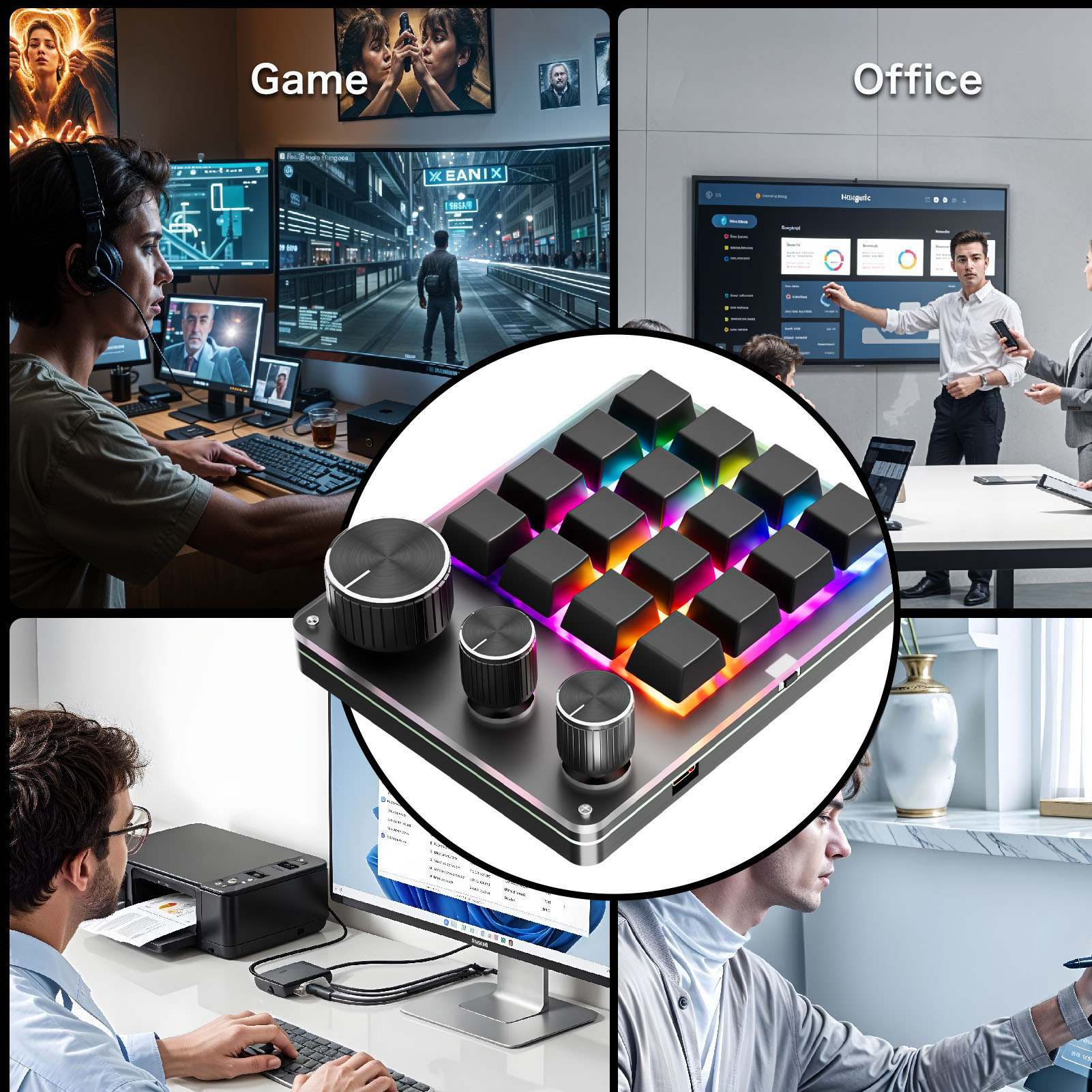 16 Keys 2.4G Customize Mechani - đánh giá và giá Gaming Keyboard Bluetooth