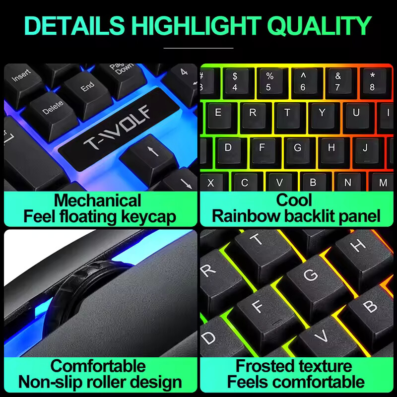 Newly Launched HOT Game Office - đánh giá và giá Gaming Keyboard Mouse And Headset Combo