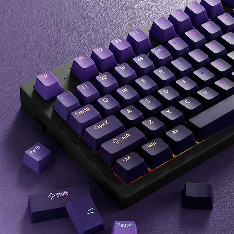 Custom Gradient Violet OEM Pro - đánh giá và giá Gaming Keyboard Top