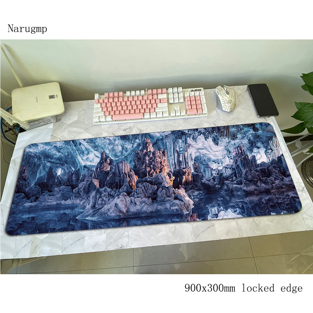 Caves mouse pad 90x30cm mousep - đánh giá và giá Gaming Keyboard Best