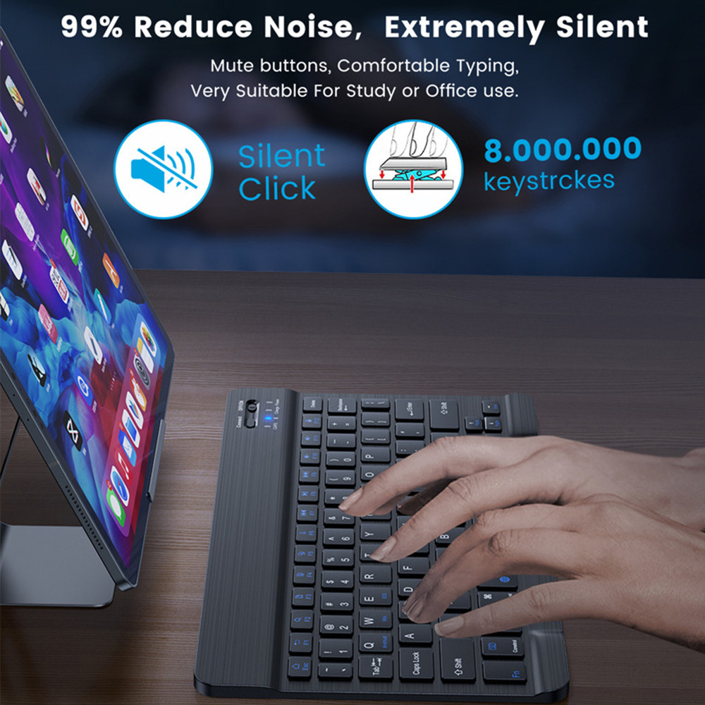 10 lnch Wireless  Bluetooth Mi - đánh giá và giá Gaming Keyboard And Mouse Wireless