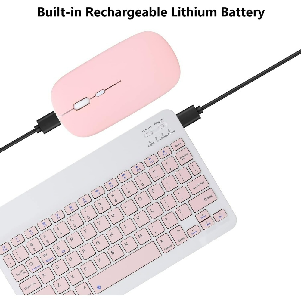 10 lnch Wireless  Bluetooth Mi - đánh giá và giá Gaming Keyboard And Mouse Wireless