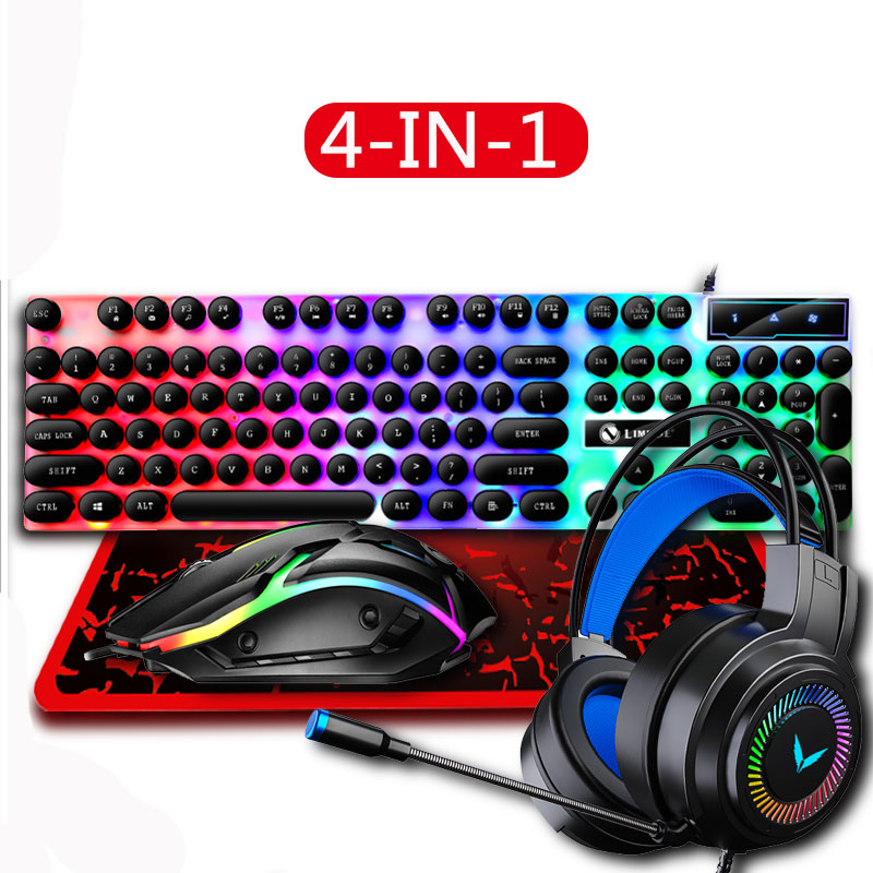 4 in 1 Gaming Keyboard and Mou - đánh giá và giá Gaming Keyboard Mouse And Headset Combo