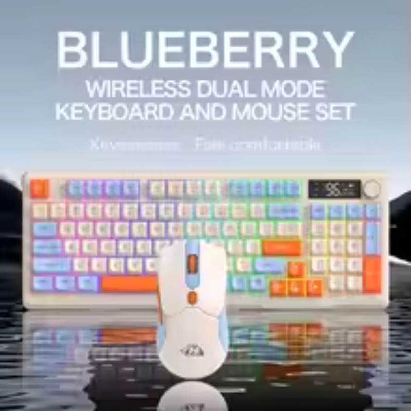 FreeWolf T96 Wireless Bluetoot - đánh giá và giá Gaming Keyboard And Mouse Set