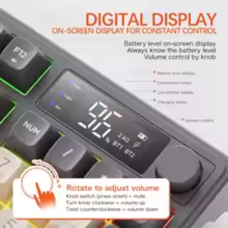 FreeWolf T96 Wireless Bluetoot - đánh giá và giá Gaming Keyboard And Mouse Set