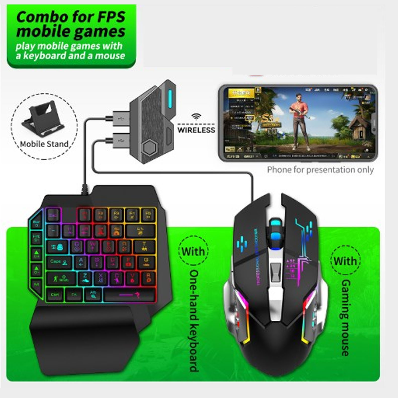Keyboard Mouse Converter Set R - đánh giá và giá Gaming Keyboard And Mouse Combo