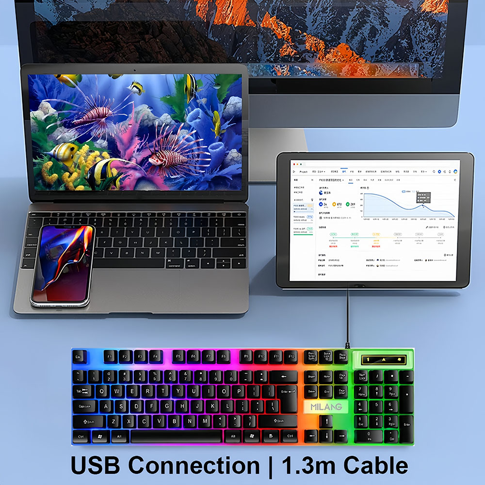 KEBIDUMEI USB Wired Keyboard R - đánh giá và giá Gaming Keyboard And Mouse For Xbox