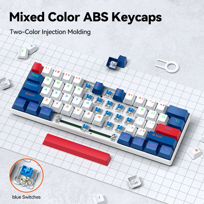T-WOLF T60 61 Keys Mini Mechan - đánh giá và giá Gaming Keyboard Not Typing