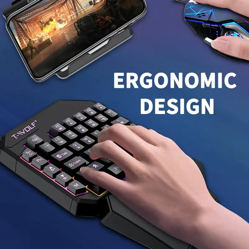 FocusOnPC TF900 2-in-1 Mobile  - đánh giá và giá Gaming Keyboard And Mouse Mobile