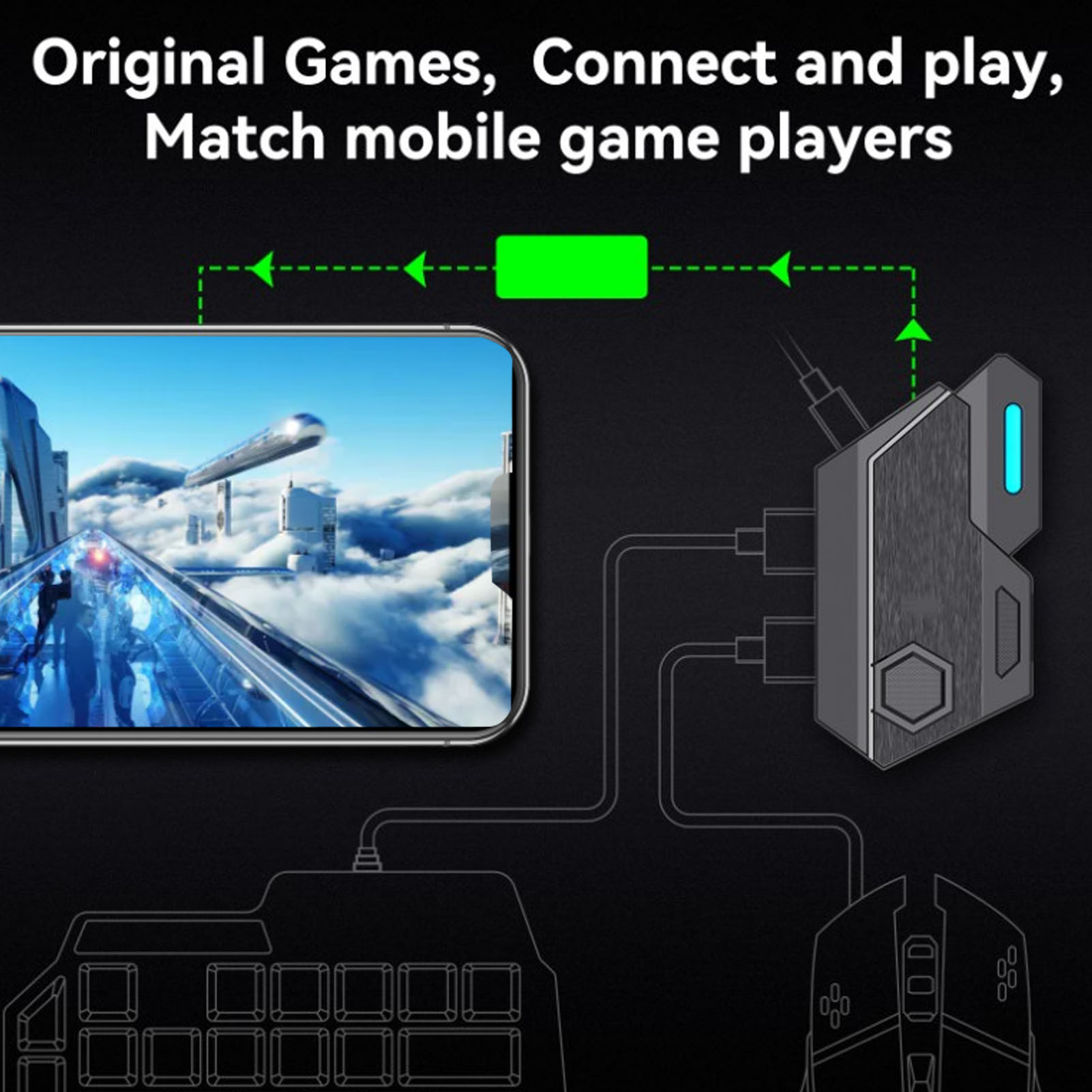 Mobile Game Combo Pack Bluetoo - đánh giá và giá Gaming Keyboard And Mouse Mobile