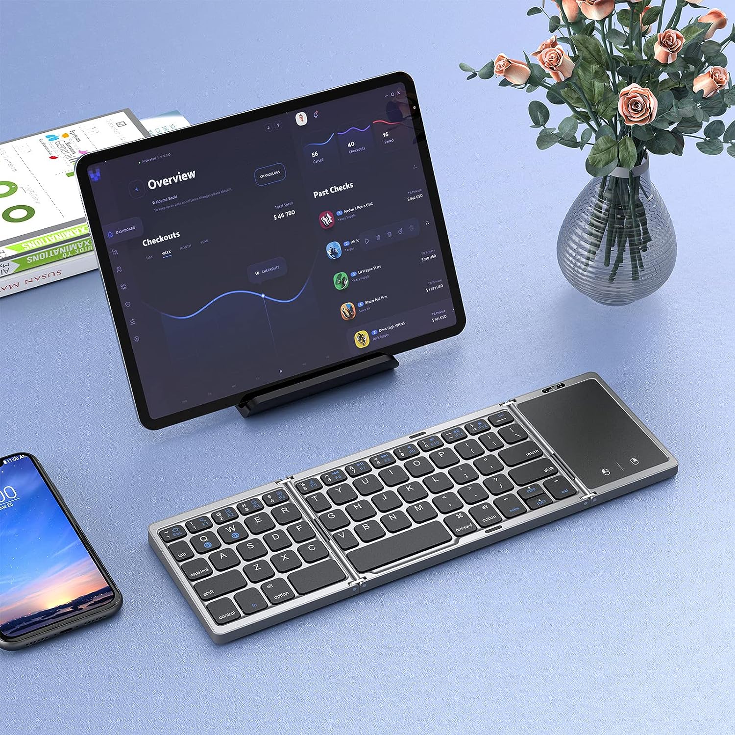 Rog Ally Foldable Bluetooth Ke - đánh giá và giá Gaming Keyboard Bluetooth