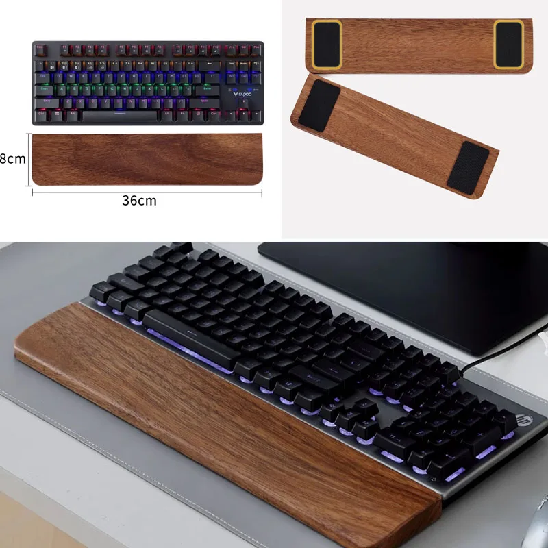 Solid Wood Keyboard Palm Rest  - đánh giá và giá Gaming Keyboard And Mouse Combo
