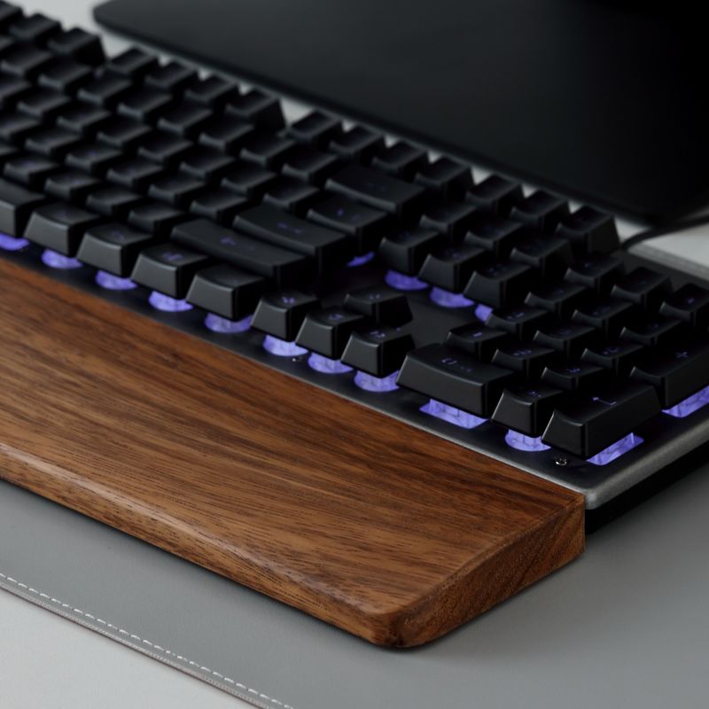 Solid Wood Keyboard Palm Rest  - đánh giá và giá Gaming Keyboard And Mouse Combo