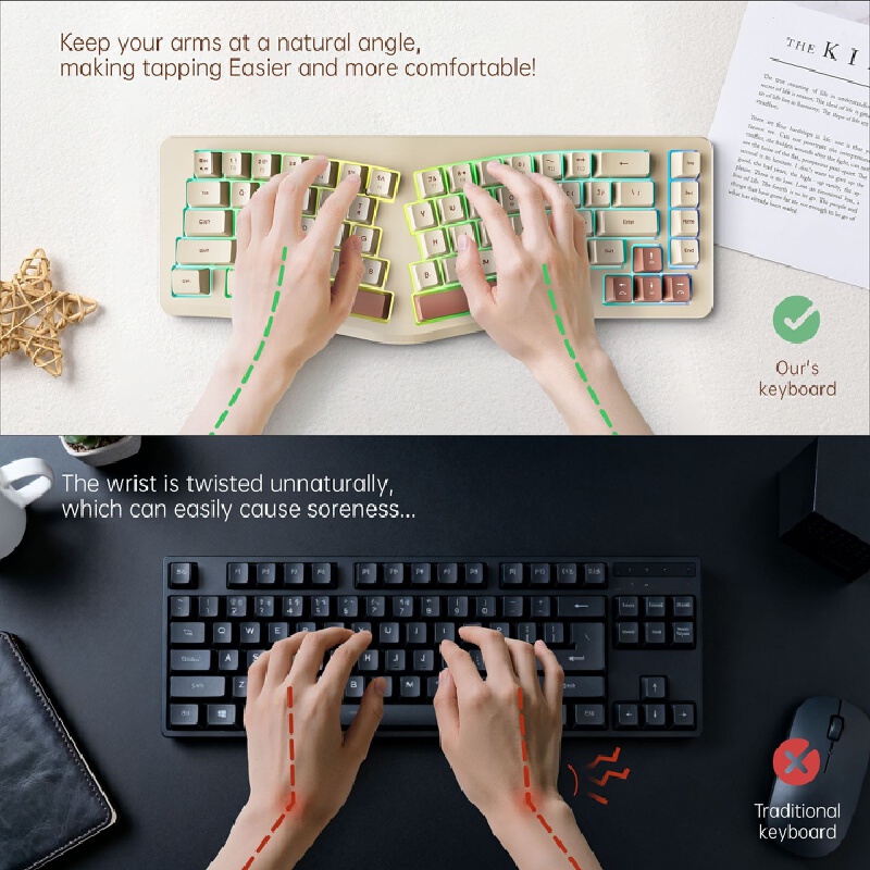 A86 Gaming Keyboard Split Ergo - đánh giá và giá Gaming Keyboard Not Typing