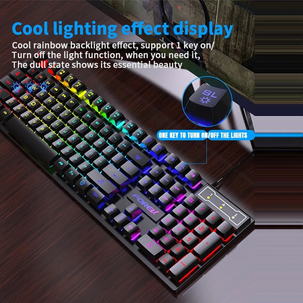 104 Key Backlit Mechanical Key - đánh giá và giá Gaming Keyboard And Mouse For Xbox