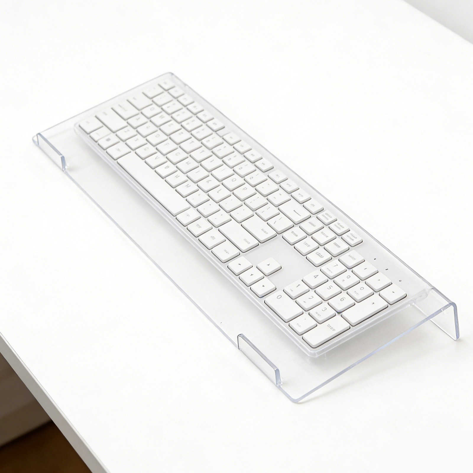 Clear Acrylic Keyboard Riser S - đánh giá và giá Gaming Keyboard Ergonomic