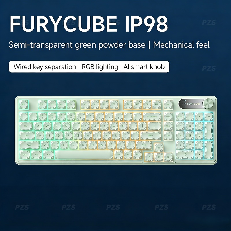 FURYCUBE IP98 Wired Gaming Mem - đánh giá và giá Gaming Keyboard Ip98