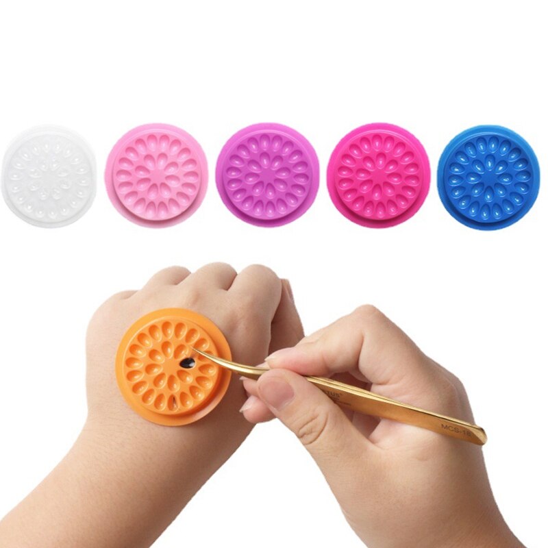 100pcs Eyelash Glue Holder Eye - đánh giá và giá Gasket Mount Kit
