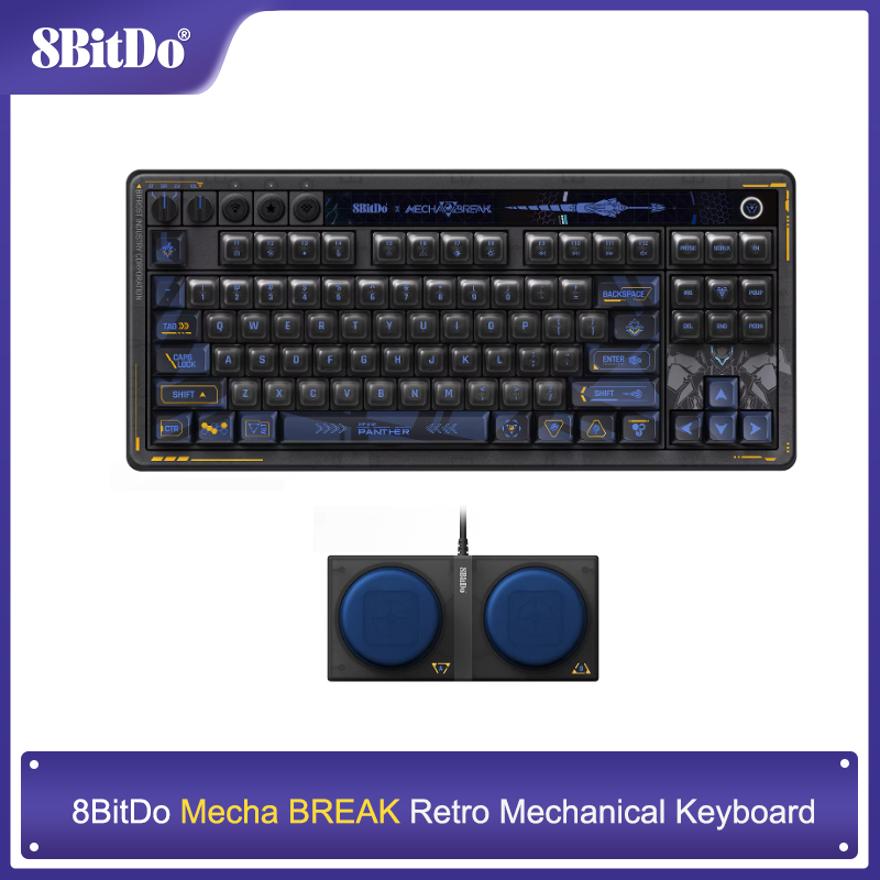 8BitDo Retro 87 Mechanical Key - đánh giá và giá Gaming Keyboard Bluetooth